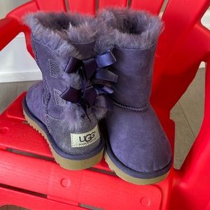 Mini Bailey Bow UGG Kids Purple